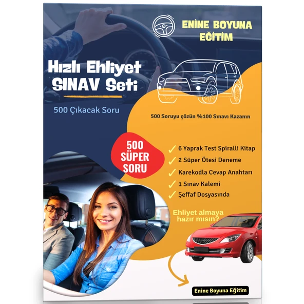 Hızlı Ehliyet Sınav Seti Yüzde Yüz Kazanacaksınız ürün görseli 1