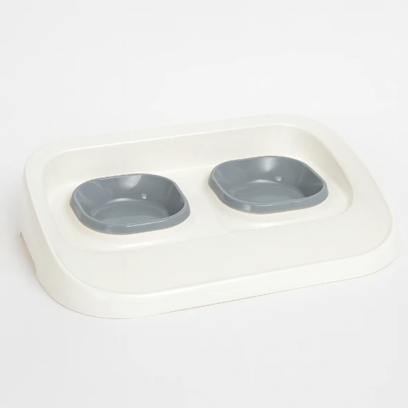 Periboia Mikopet Gri 2'si 1 Arada Mama Ve Su Kabı - 5