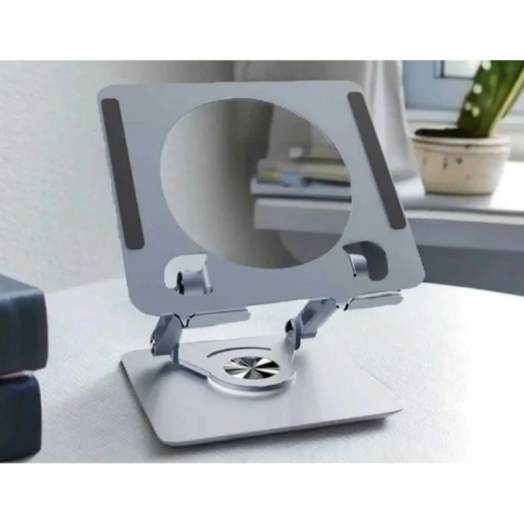 Periboia 360 Derece Dönebilen Yükseltilmiş Masaüstü Ayarlanabilir Metal Tablet Standı - 5