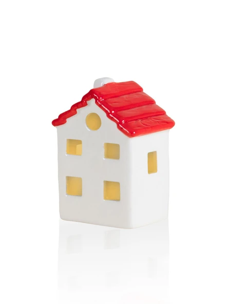 The Mia Dekoratif Led Işıklı Yılbaşı Evi 8x6x12 cm  SUS0118 ürün görseli 1