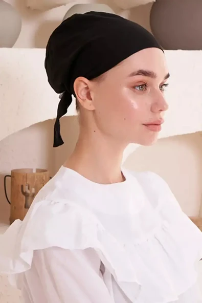 Monalisa Home Siyah Renk Likralı Gösterişli Lüks Bone ürün görseli