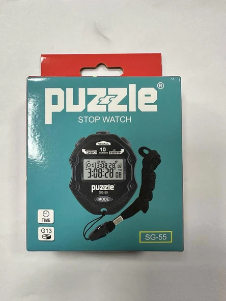 Puzzle SG-55 Hafızalı Boyun Askılı Dijital Kronometre ürün görseli