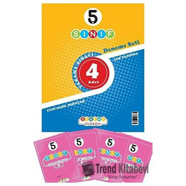 5. Sınıf 4lü Deneme Seti ürün görseli