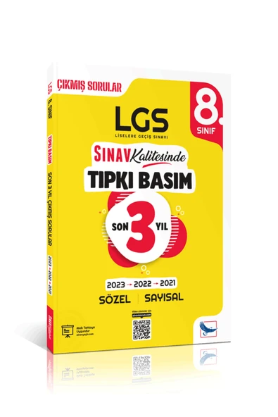 8. Sınıf LGS Son 3 Yıl Tıpkı Basım Çıkmış Sorular ve Çözümleri ürün görseli