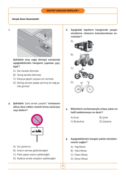 Hızlı Ehliyet Sınav Seti Yüzde Yüz Kazanacaksınız - Resim 4