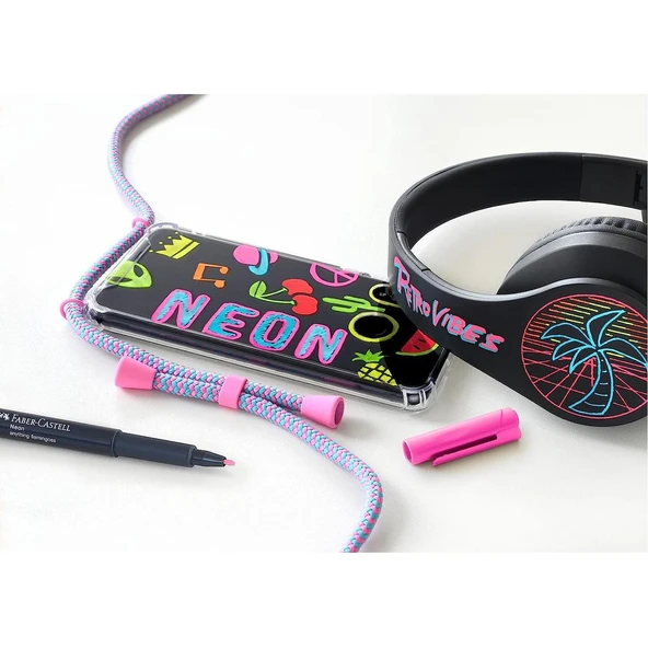 Faber Castell Neon 6 Renk Markör Kalem 1.5mm - Resim 4