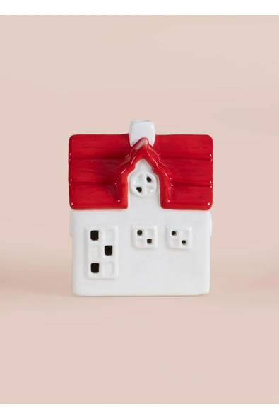 The Mia Dekoratif Led Işıklı Yılbaşı Evi 10x7x12 cm  SUS0117 - Resim 7