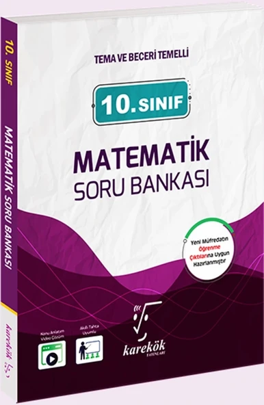 10.Sınıf Matematik Soru Bankası - Karekök Yayınları ürün görseli