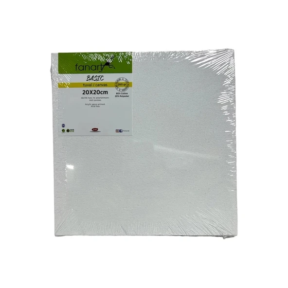 FANART BASIC TUVAL PAMUK & POLYESTER 260gr. 20x20cm ürün görseli