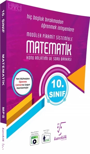 10.Sınıf Matematik MPS Konu Anlatımı ve Soru Çözümü Karekök Yayınları ürün görseli