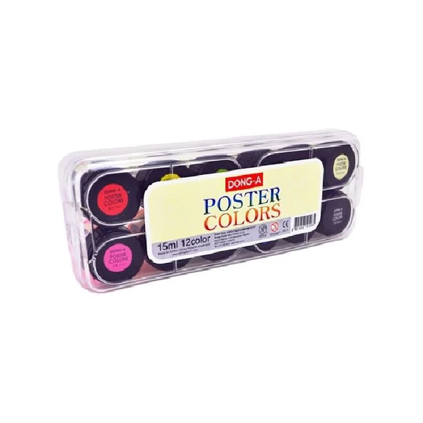 Donga 12 Renk Poster Color Guaj Boya Seti 261512 ürün görseli