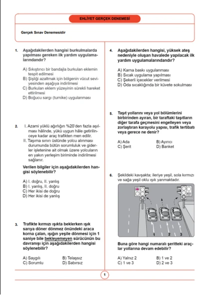 Hızlı Ehliyet Sınav Seti Yüzde Yüz Kazanacaksınız - Resim 3