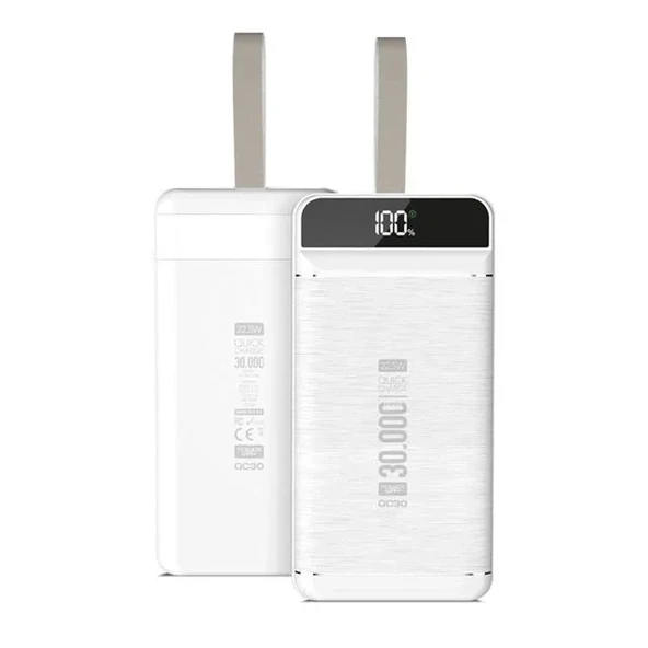 Powerway Qc30 30000 Mah Di̇ji̇tal Göstergeli Ekran Powerbank - 2