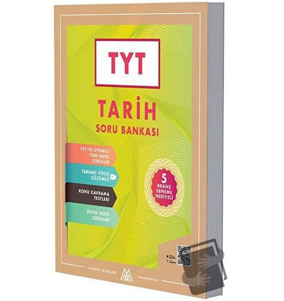TYT Tarih Soru Bankası 5 Deneme Hediyeli-Video Çözümlü ürün görseli