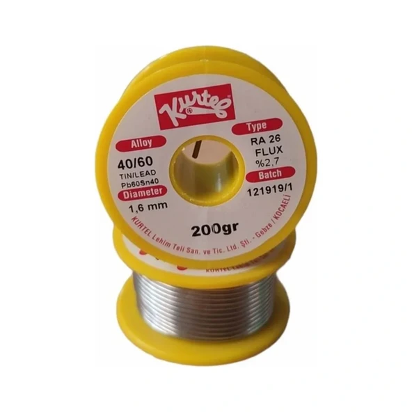 Kurtel Lehim Teli 1,6mm 200 Gr ürün görseli 1