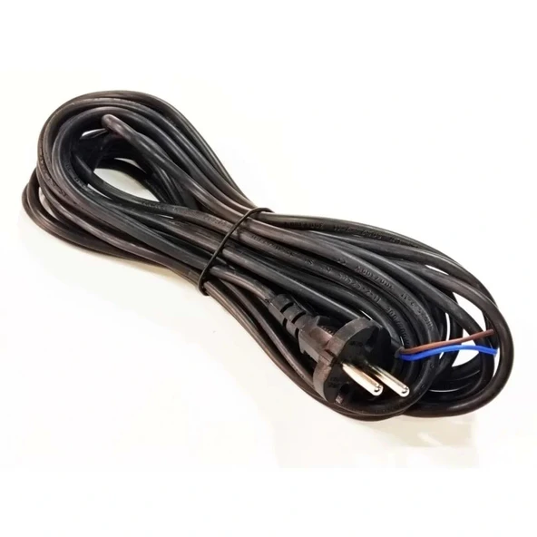 Elektrikli Süpürge Enerji Kablosu 5 Metre 2x0,75mm