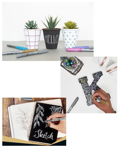 Bic İntensity Metalik Markör Kalem Seti 3 Adet - Resim 3