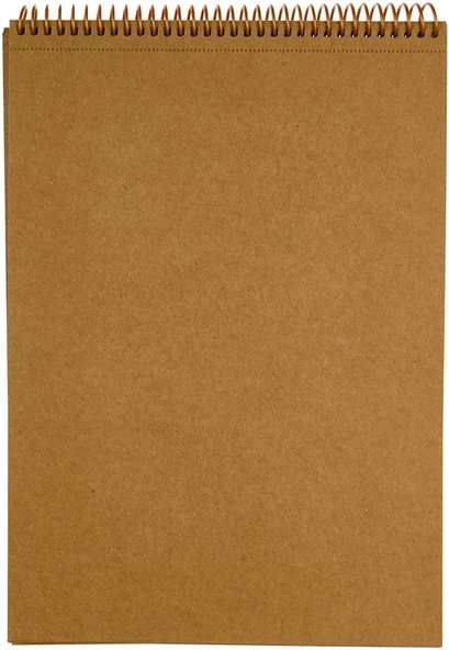 Alex Schoeller Spiralli Kraft A5 60yp Eskiz Defteri ALX.1039 - Resim 2