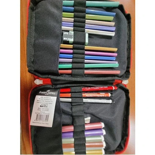 Faber Castell UZAY TEK GÖZ KALEM KUTULU OKUL SETİ - 2