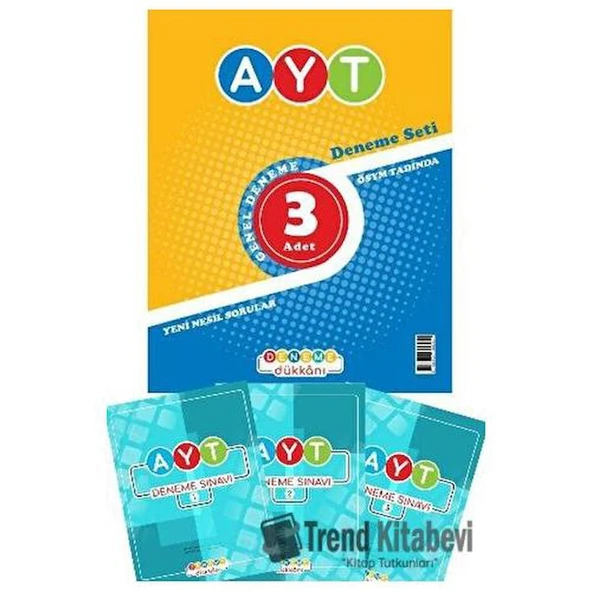 AYT 3lü Deneme Seti ürün görseli
