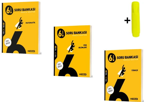Hız Yayınları 6.Sınıf Matematik Fen Türkçe Soru Bankası Seti ürün görseli