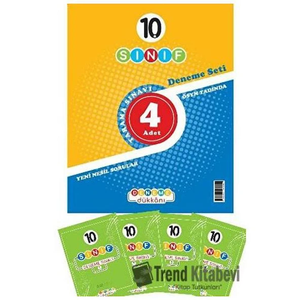 10. Sınıf 4lü Deneme Seti ürün görseli