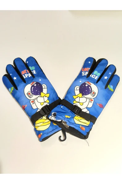 Monalisa Home Renkli Gösterişli Figürlü İçi Peluşlu Eldiven - Resim 2