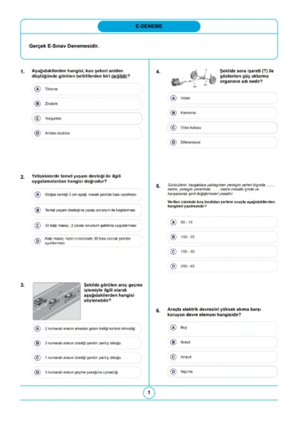 Hızlı Ehliyet Sınav Seti Yüzde Yüz Kazanacaksınız - Resim 5