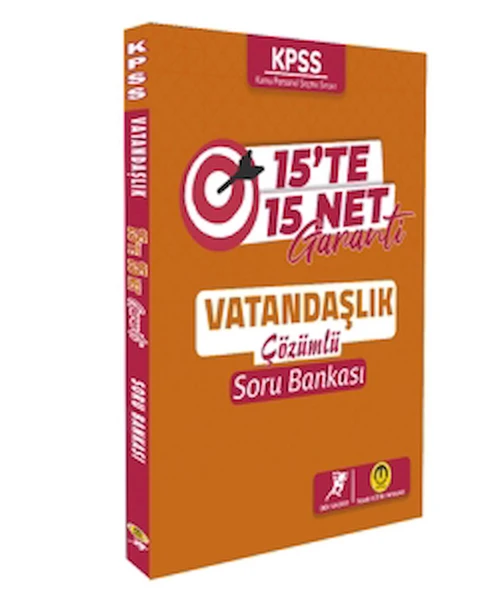 KPSS Vatandaşlık 15 Te 15 Net Soru Bankası / Kolektif / Tasarı Yayıncılık / 9786259413525 ürün görseli