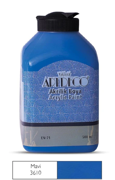Artdeco Akrilik Boya 500 ml Renk Seçenekli - Resim 7