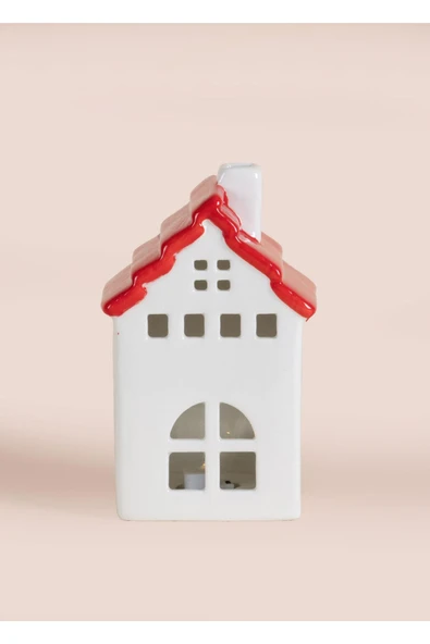 The Mia Dekoratif Led Işıklı Yılbaşı Evi 10x7x16 cm  SUS0119 - Resim 7