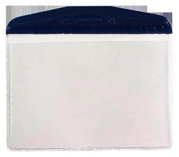 MAPİ PVC KART POSETLERİ (OVAL) LACİVERT SERİTL100'LÜ PAKET ürün görseli