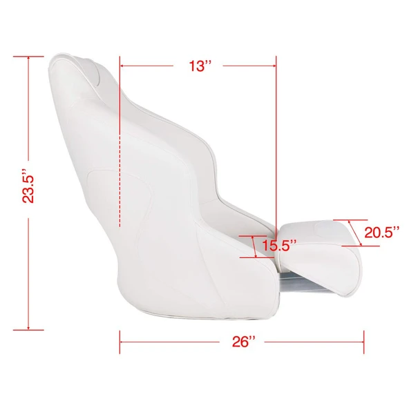 Beyaz Tekne Kaptan Koltuğu - 6