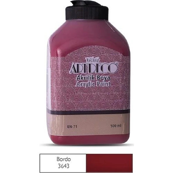 Artdeco Akrilik Boya 500 ml Renk Seçenekli - Resim 4