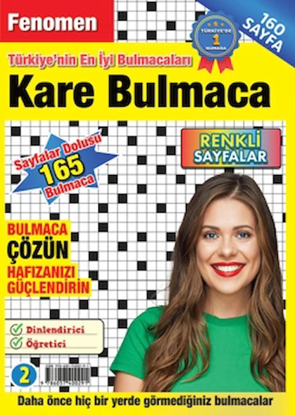 Fenomen Kare Bulmaca 2 / Kolektif / Maxi Yayıncılık / 9786057400291 ürün görseli