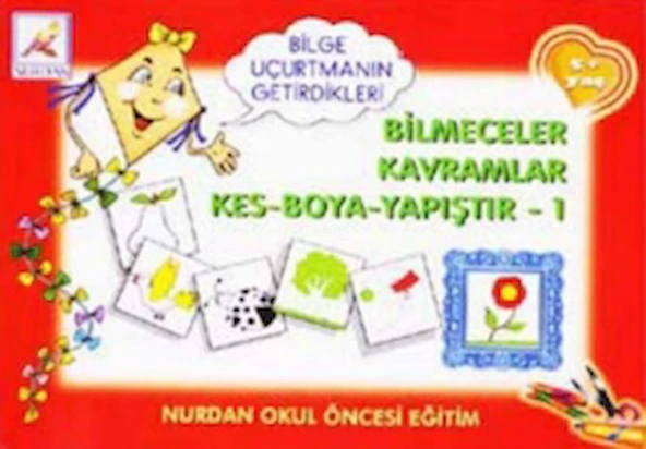 Bilmeceler Kavramlar Kes Boya Yapıştır - 1 / Kolektif / Nurdan Yayınları / 9789755275420 ürün görseli