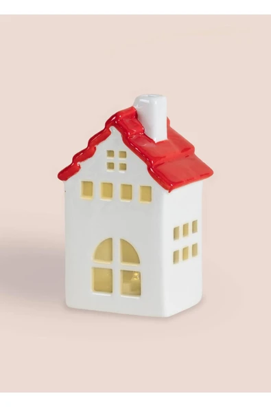 The Mia Dekoratif Led Işıklı Yılbaşı Evi 10x7x16 cm  SUS0119 - Resim 8