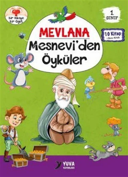 1. Sınıf Mevlana Mesneviden Öyküler (10 Kitaplık Set) ürün görseli