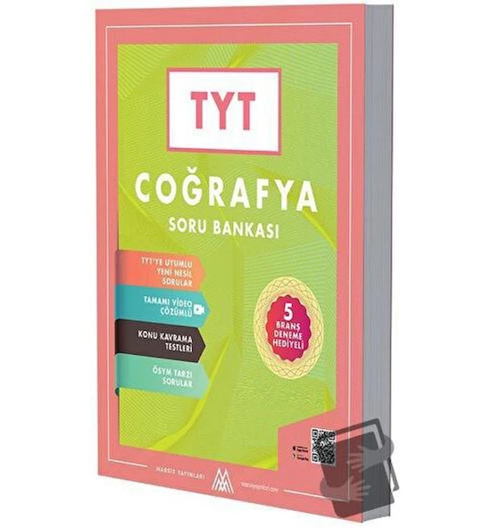 TYT Coğrafya Soru Bankası 5 Deneme Hediyeli-Video Çözümlü ürün görseli