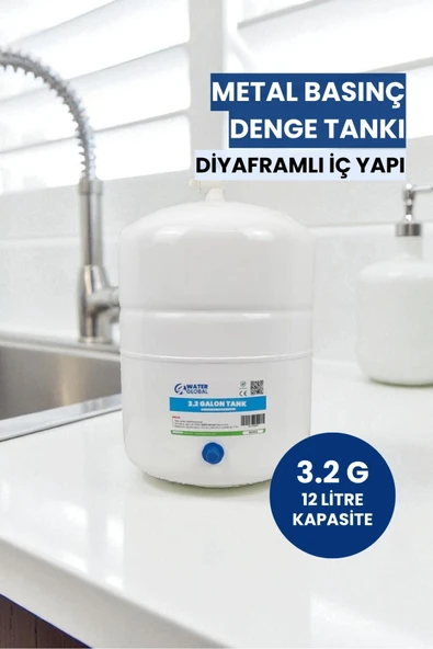3.2 Galon (12 Litre) Metal Basınç Denge Tankı ürün görseli