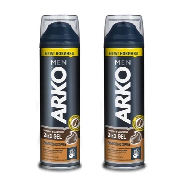 Arko Men, Coffee Tıraş Jeli - 200 ml x 2 Adet ürün görseli
