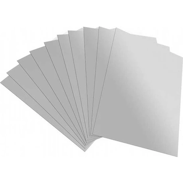 Lino Aynalı Karton 50*70 Cm Metalik Gümüş 10'Lu 2708Jq-G ürün görseli