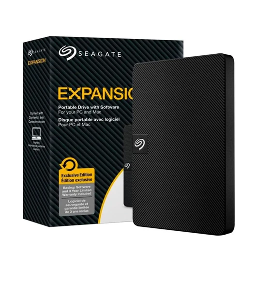 Seagate 2TB Expansion STKM2000400 USB 3.2 2.5" Siyah Harici Harddisk - Resim 2