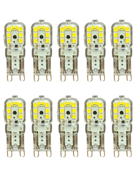 (10 Adet) Osaka 3W Beyaz Işık (6500K) Dim Edilebilir G9 Duylu Led Kapsül Ampul ürün görseli