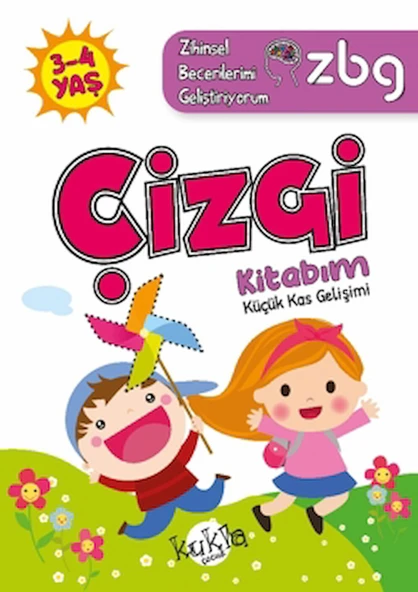 ZBG 3-4 Yaş Çizgi Kitabım - Zihinsel Becerilerimi Geliştiriyorum / Kukla Yayınları / 9786052211663 ürün görseli