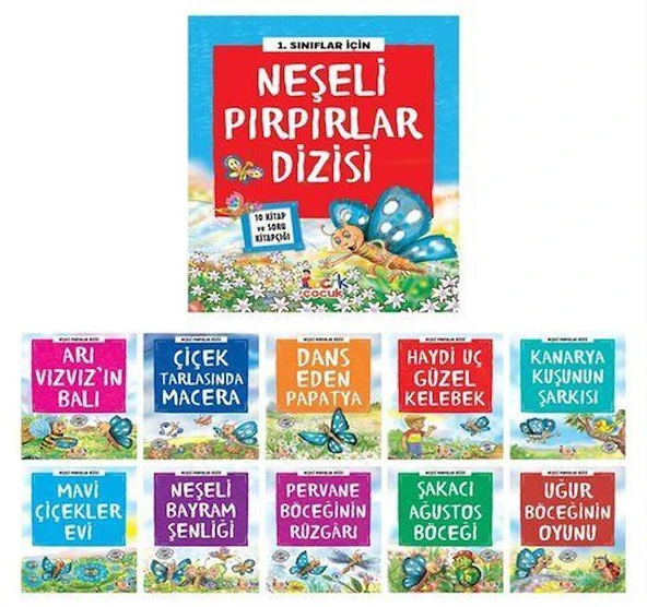 Neşeli Pırpırlar Dizisi (10 Kitap+Soru Kitapçığı) ürün görseli