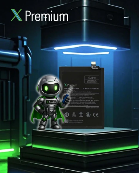 Xpremium Xiaomi Redmi Note 10s(4G) Uyumlu Batarya Pil Süper Yüksek Kalite 5000 mAh BN61 - 3