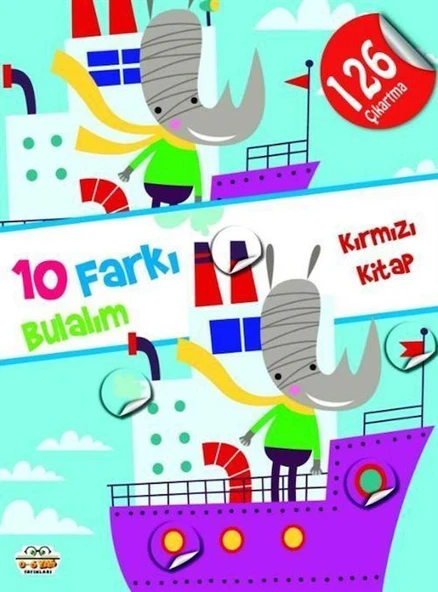 10 Farkı Bulalım - Kırmızı Kitap ürün görseli