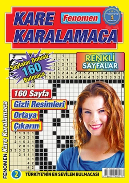 Fenomen Kare Karalamaca 2 / Kolektif / Maxi Yayıncılık / 9786057400277 ürün görseli
