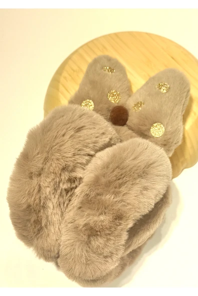 Monalisa Home Lüks Renkli Figürlü Peluş Kulaklık ürün görseli